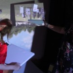 Capturing the image in the Camera Obscura for a rapid landscape drawing